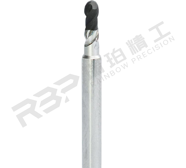 Machining with a Two-Flute CBN Ball Nose End Mill